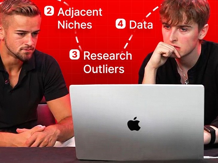 Jake Trinder working through a client's channel