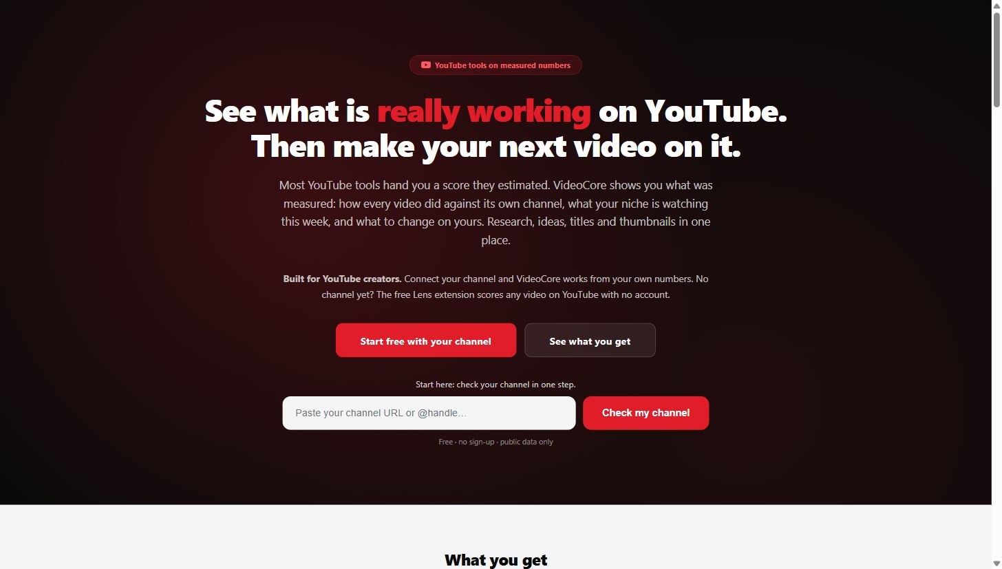 Start from the homepage