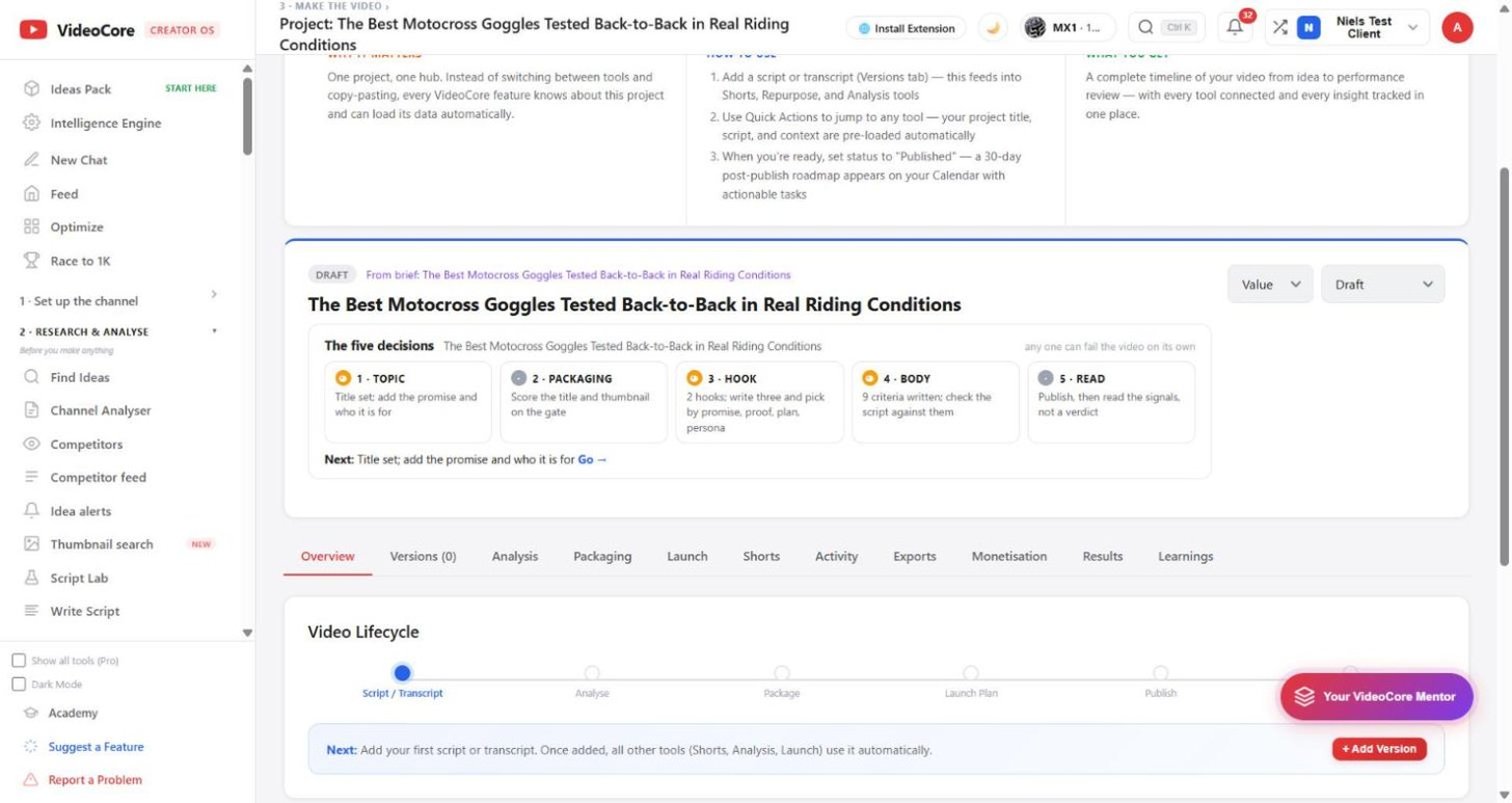 The project page