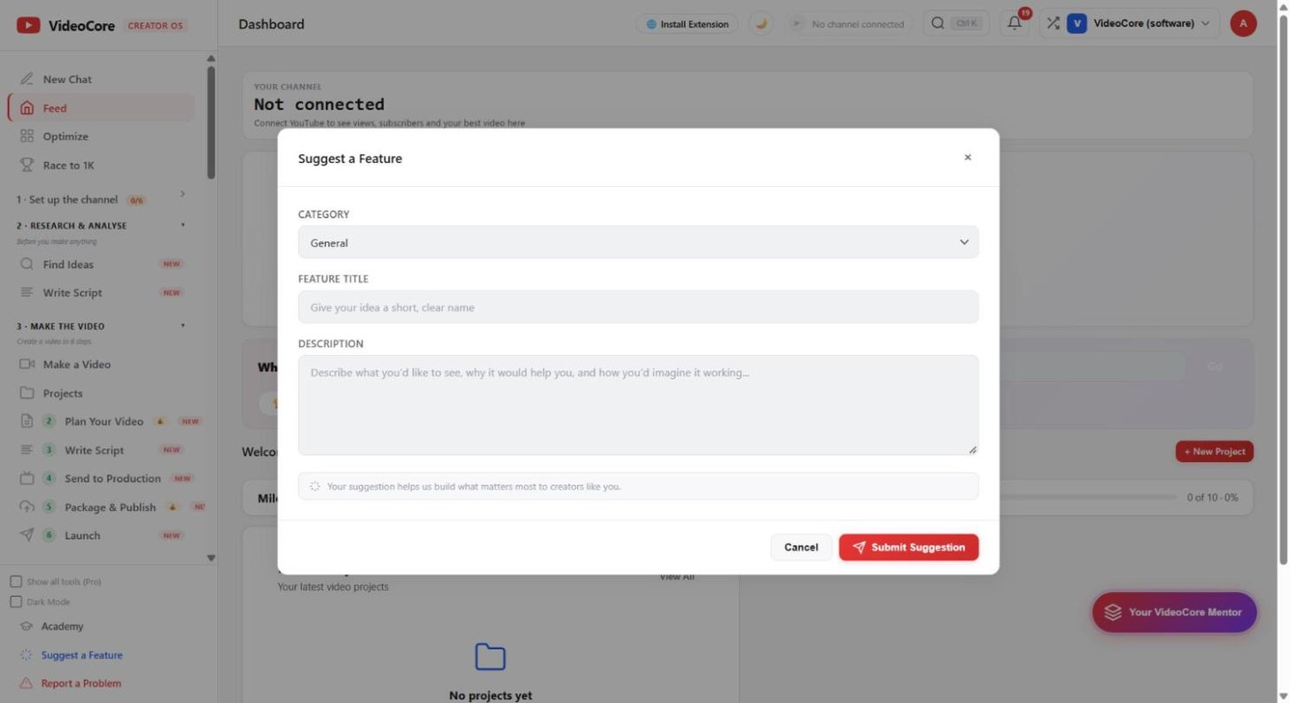 Suggest a Feature