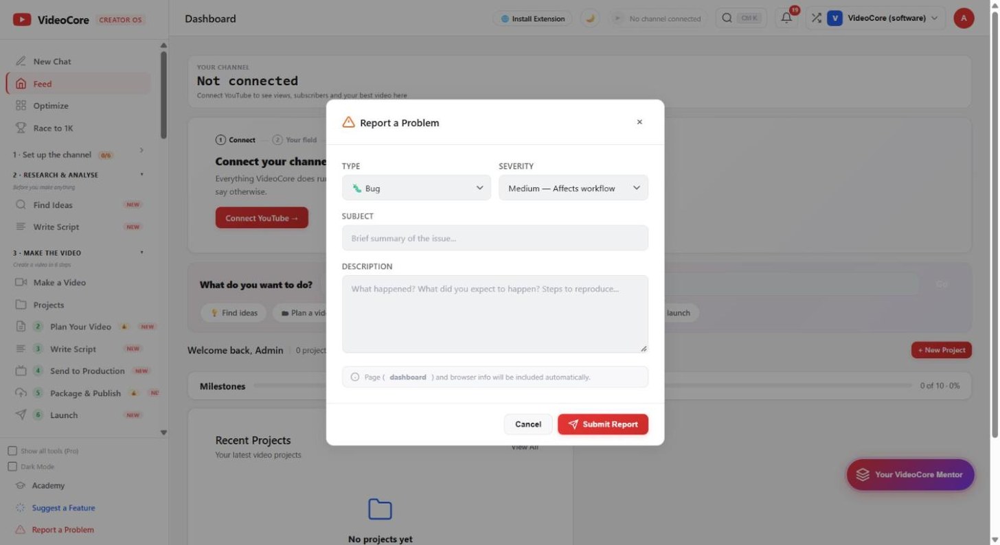 Report a Problem